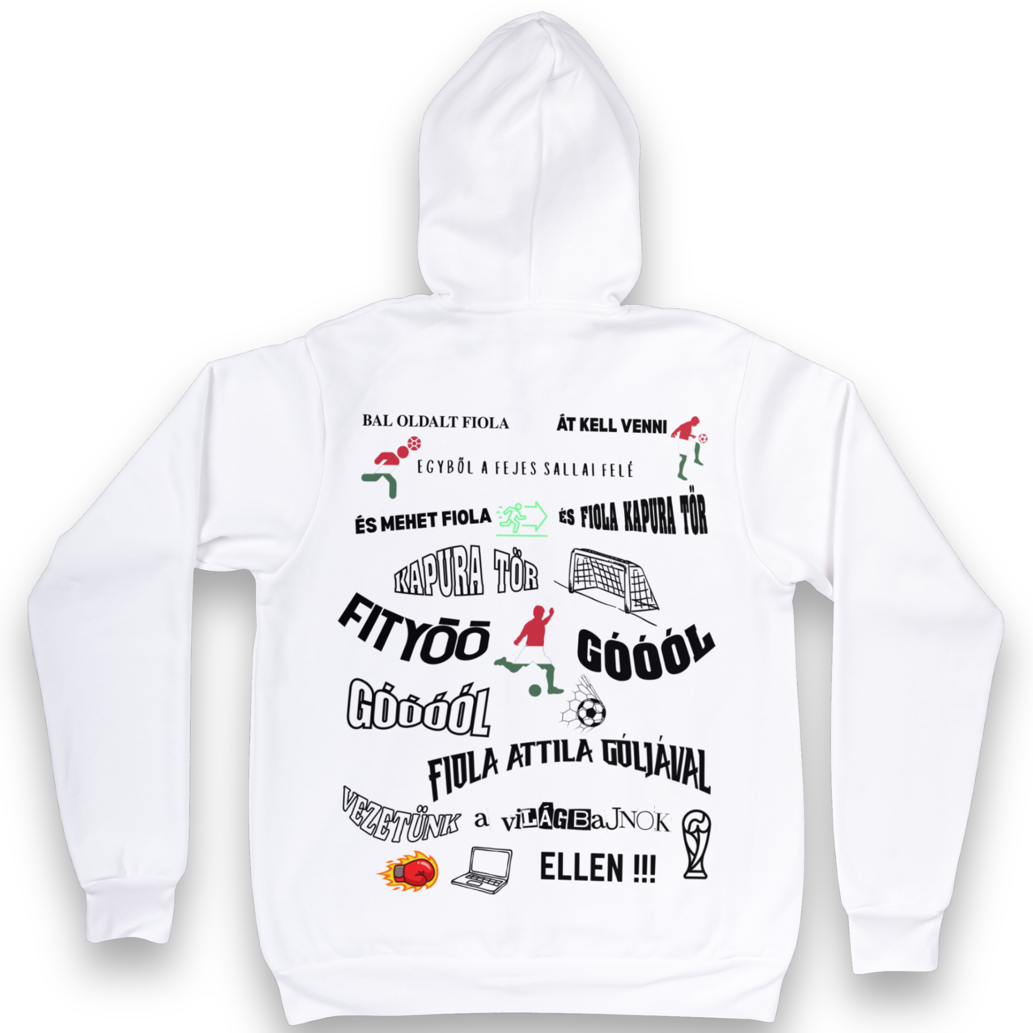 Fityó Kapucnis Pulóver