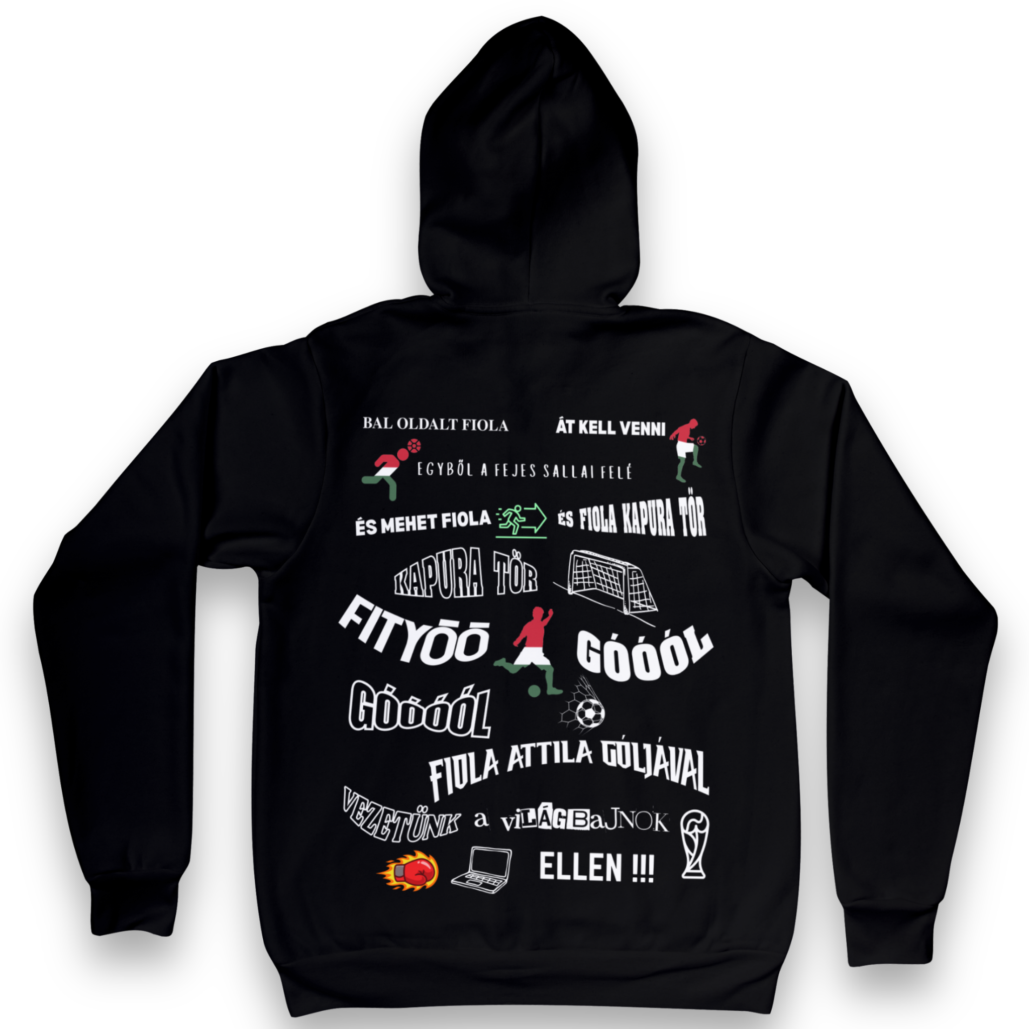 Fityó Kapucnis Pulóver