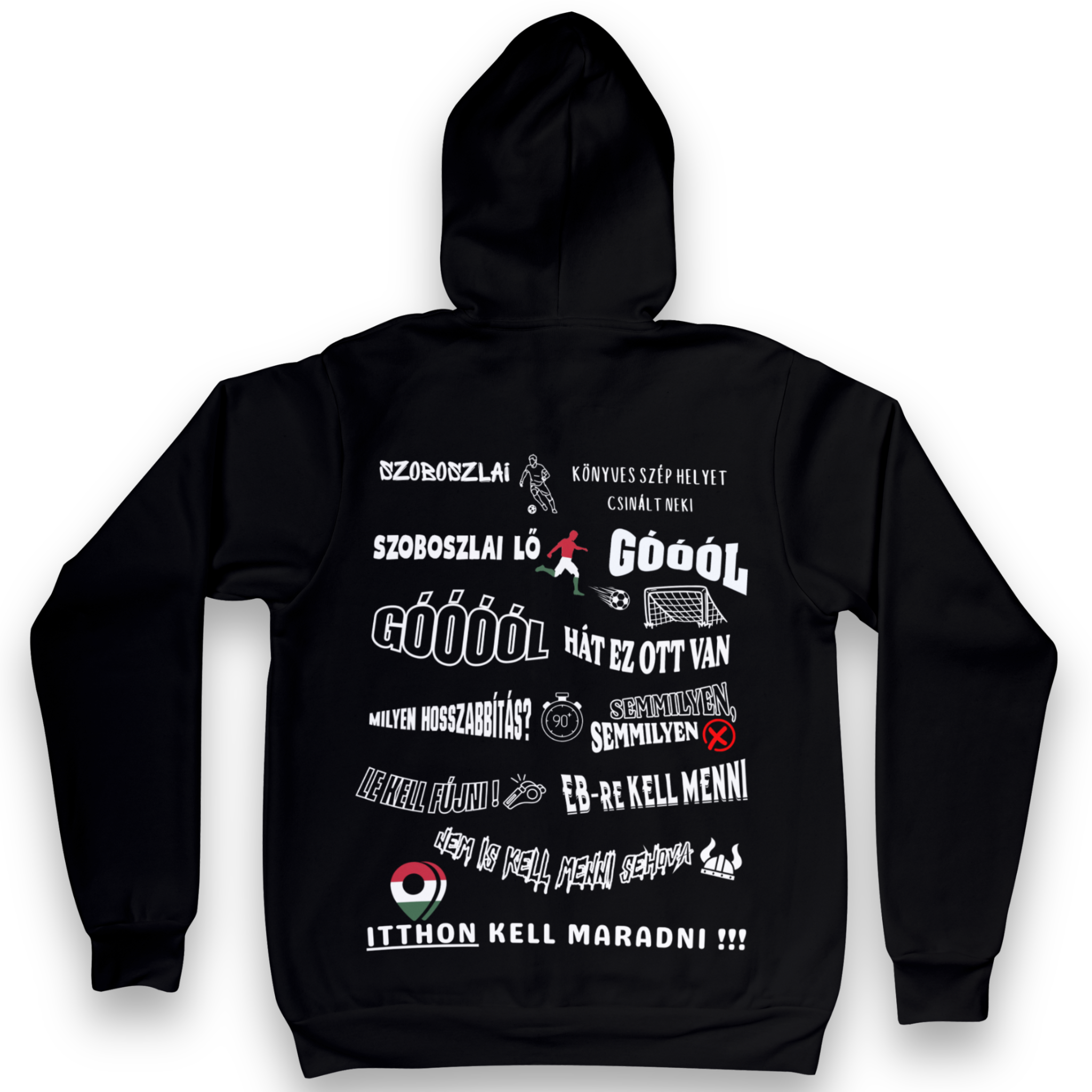 Szoboszlai Kapucnis Pulóver