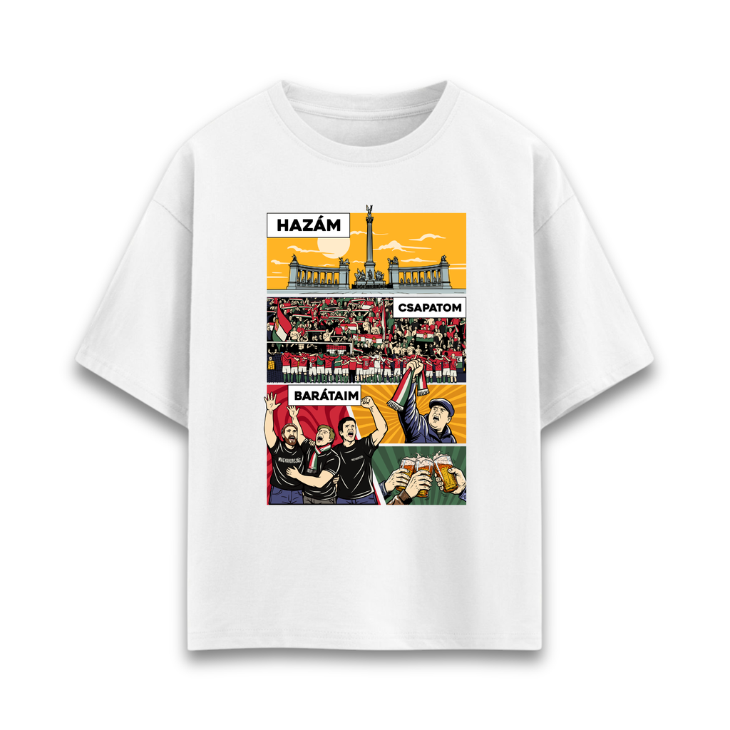 TrollFoci Képregény Oversized Póló