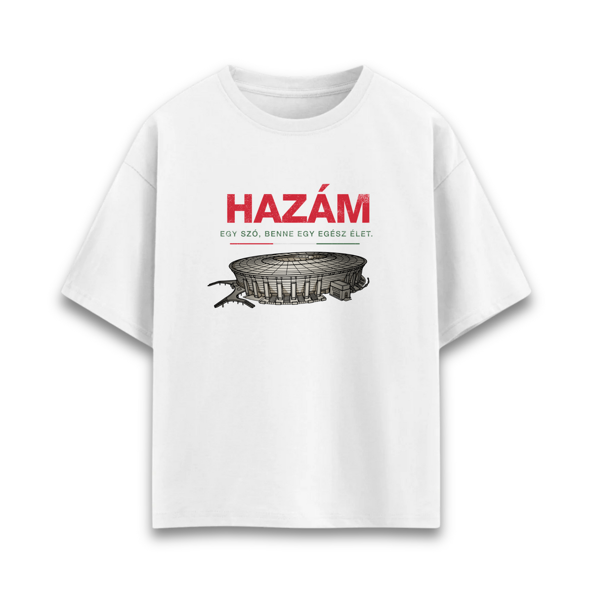 TrollFoci HAZÁM Oversized Póló