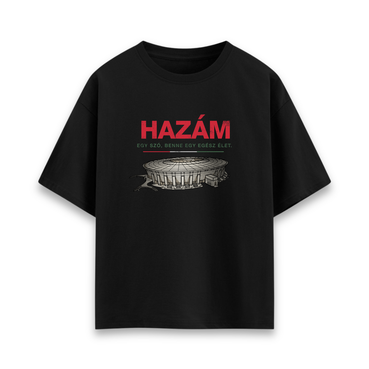 TrollFoci HAZÁM Oversized Póló
