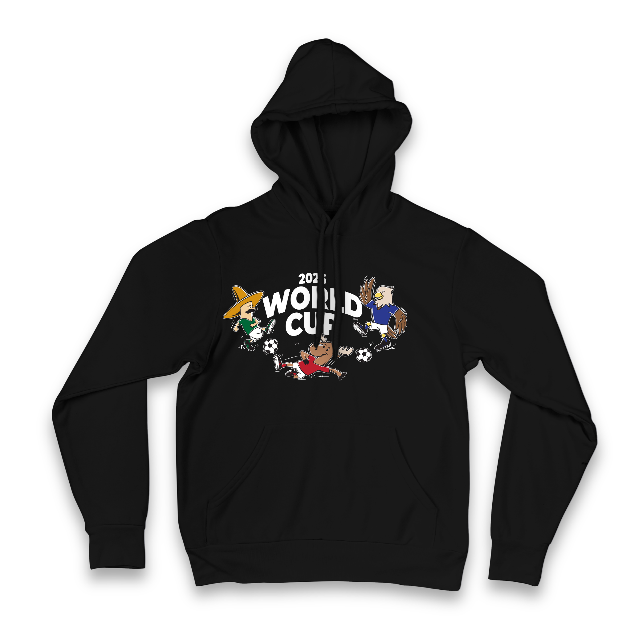 World Cup Kabalafigurás Kapucnis Pulóver